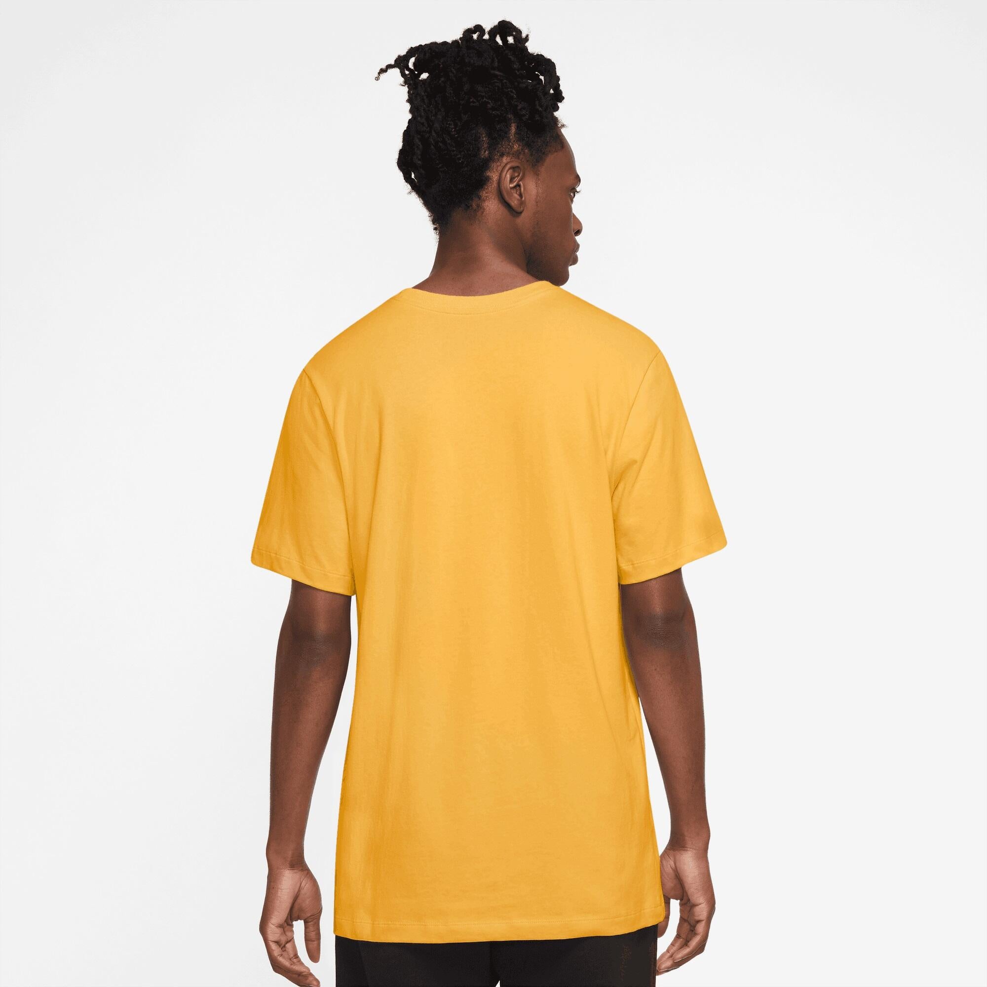 T-Shirt mit Logo-Print - 752-YELLOW OCHRE/WHITE - Gelb