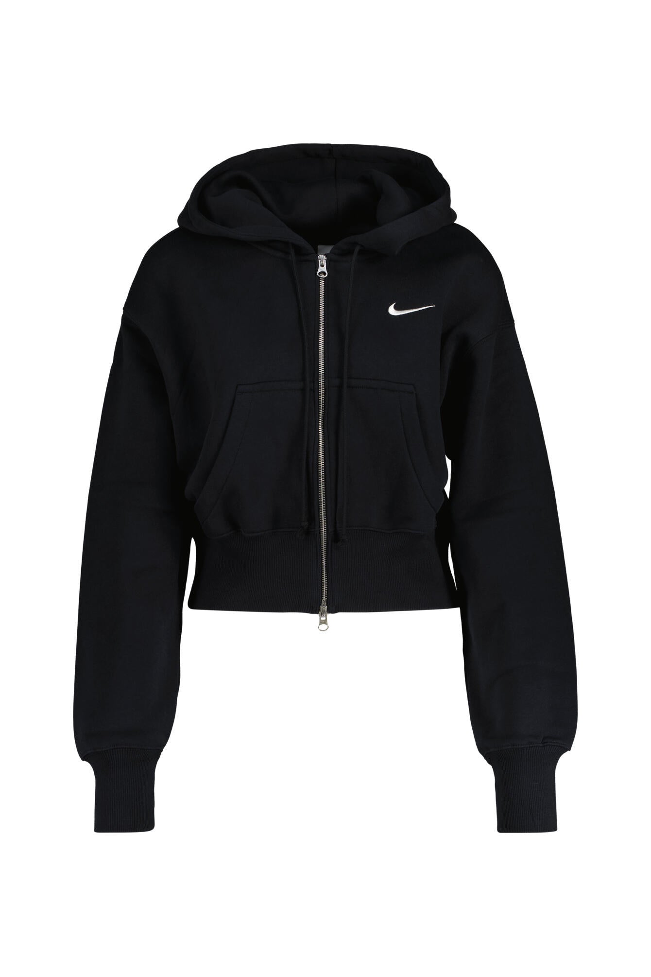 Sweatjacke aus Baumwolle - 010-BLACK/SAIL - Schwarz