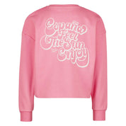 Sweatpullover mit Rückenprint - 607 Creamy Pink - Pink | Rosa
