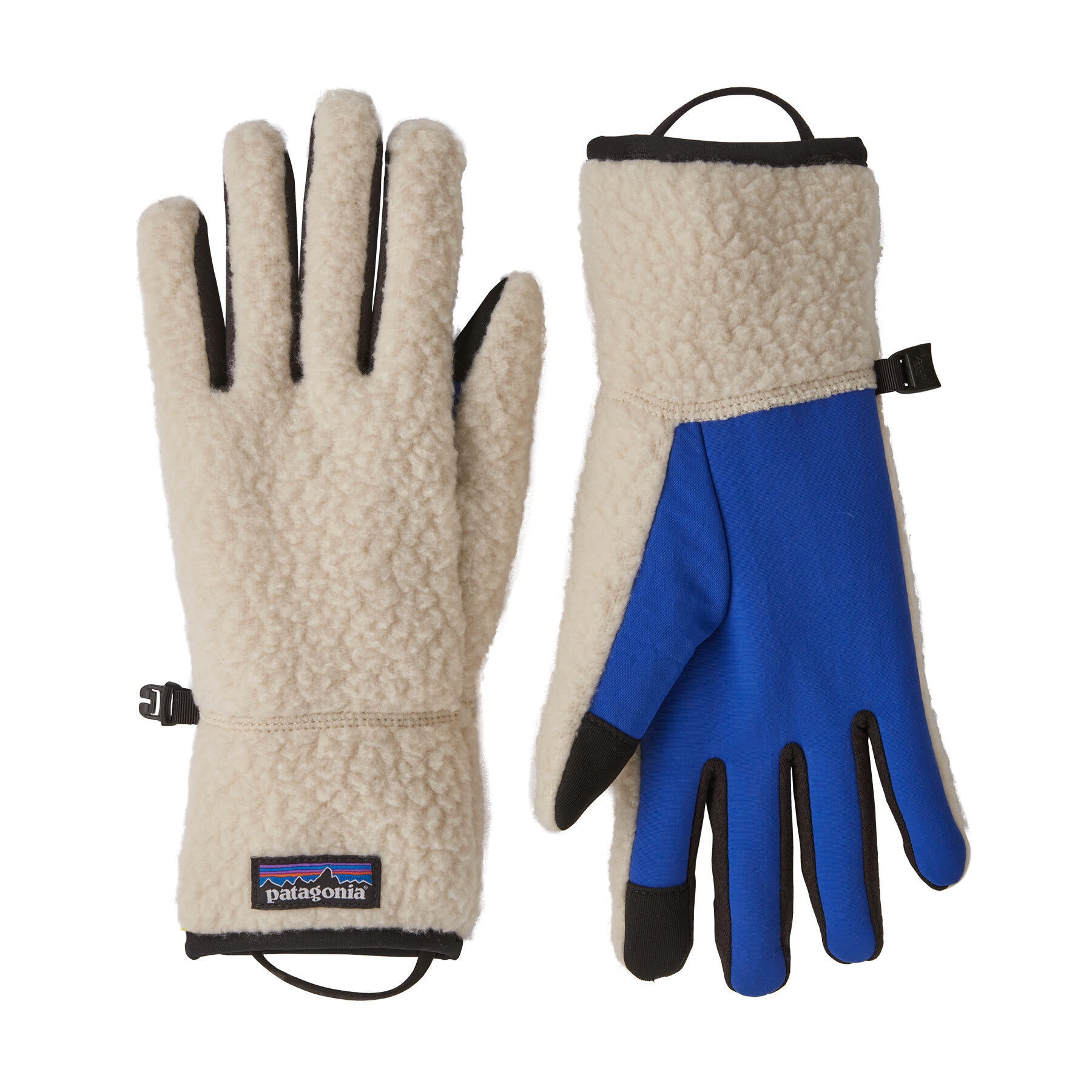 Handschuhe im Teddylook - Dark Natural - Beige