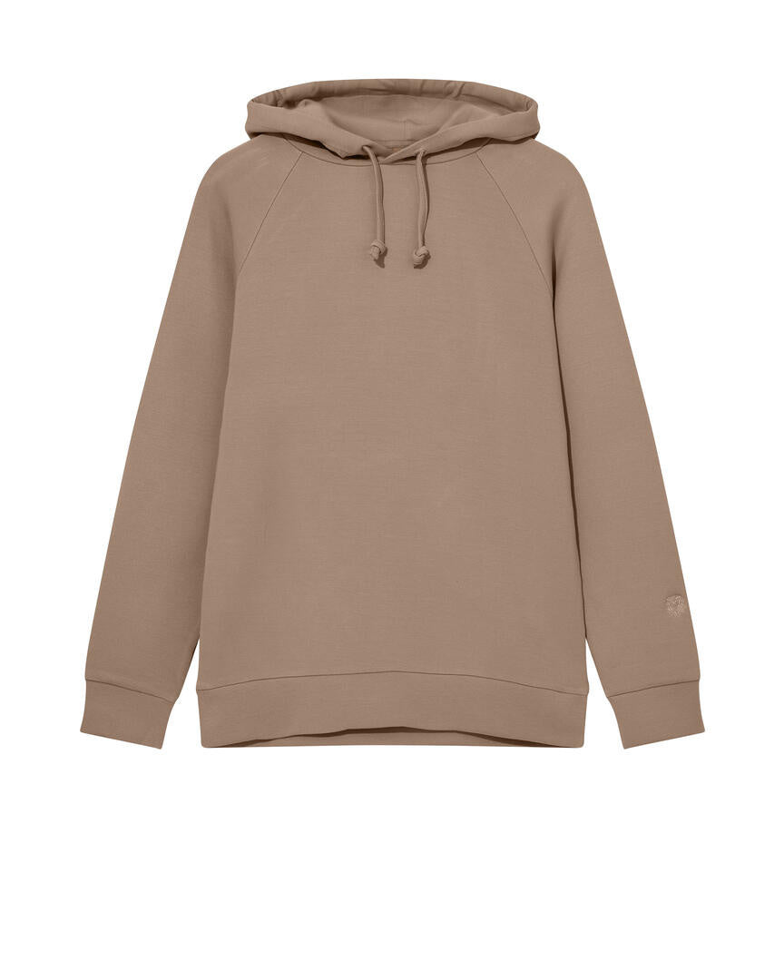 Hoodie aus Viskosemix - 676 New Sand - Beige