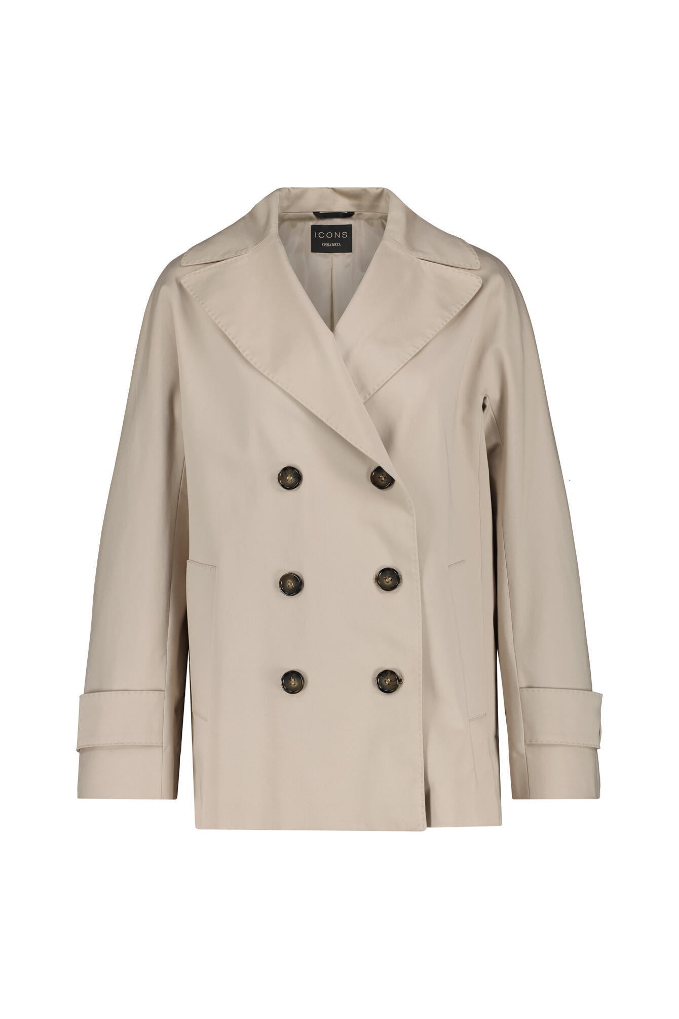 Cabanjacke aus Baumwolle - 06 Sand - Beige