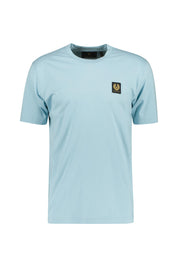 T-Shirt aus Baumwolle - Skyline Blue - Blau