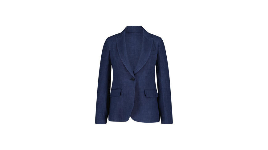 Blazer NALUT aus Leinen - 006 - Blau