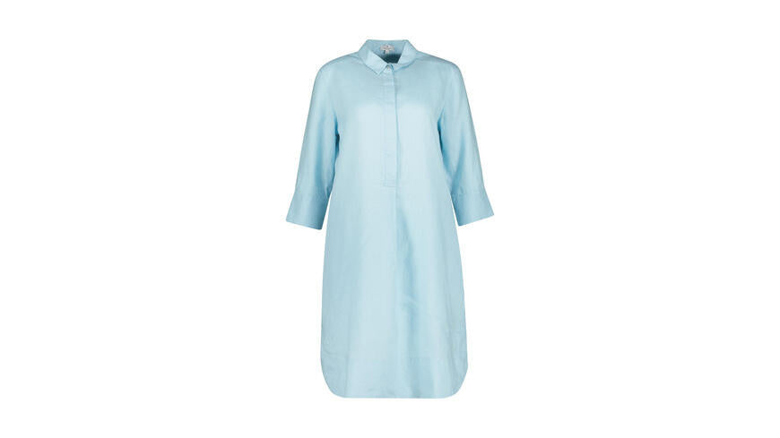Leinenkleid - Aqua - Blau