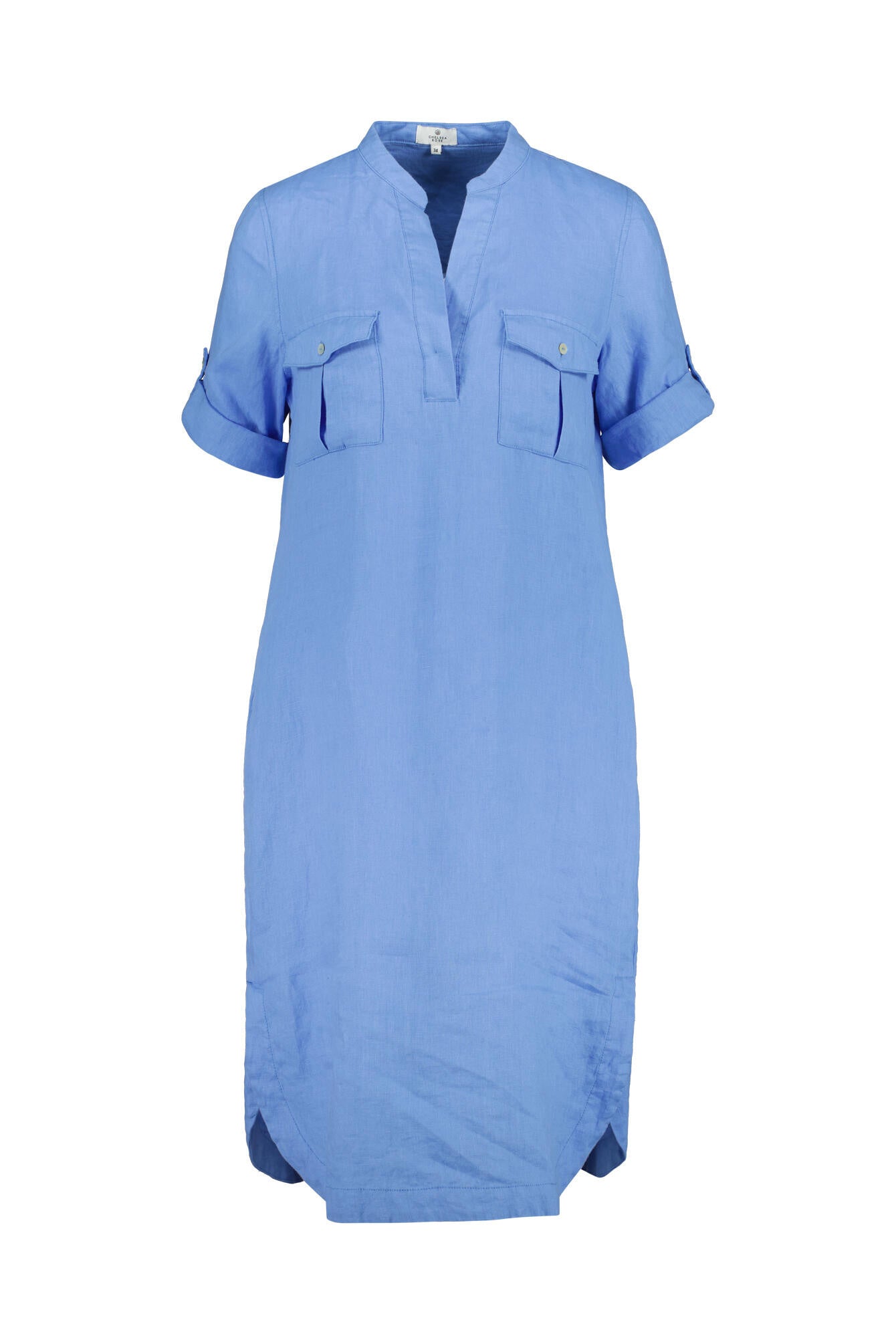 Freizeitkleid aus Leinen - Gitane - Blau