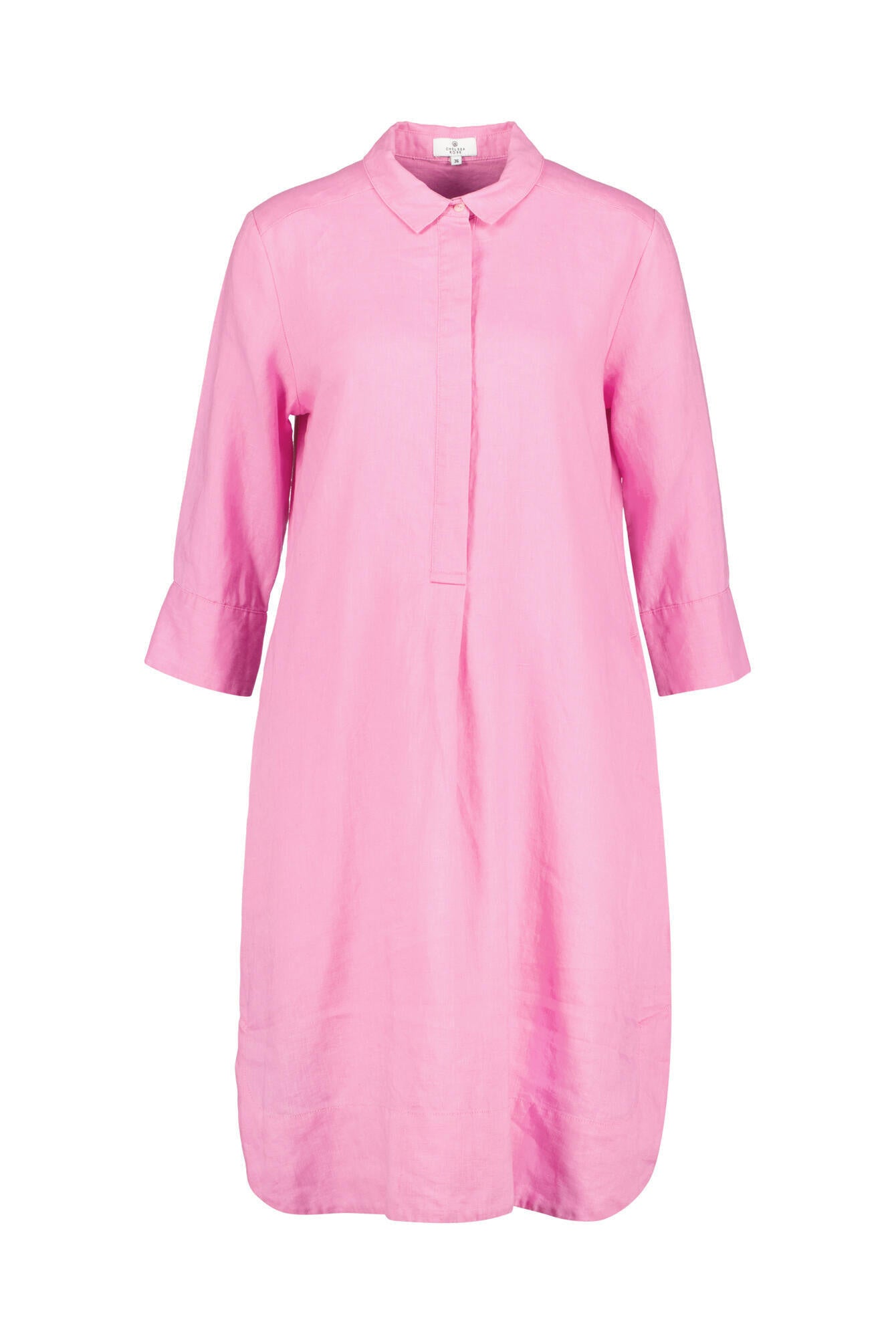 Leinenkleid - Pink - Pink