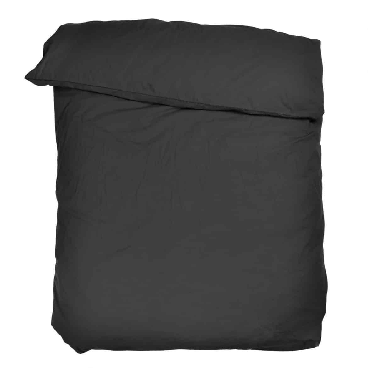 Deckenbezug 200x200 - 970 Charcoal - Schwarz