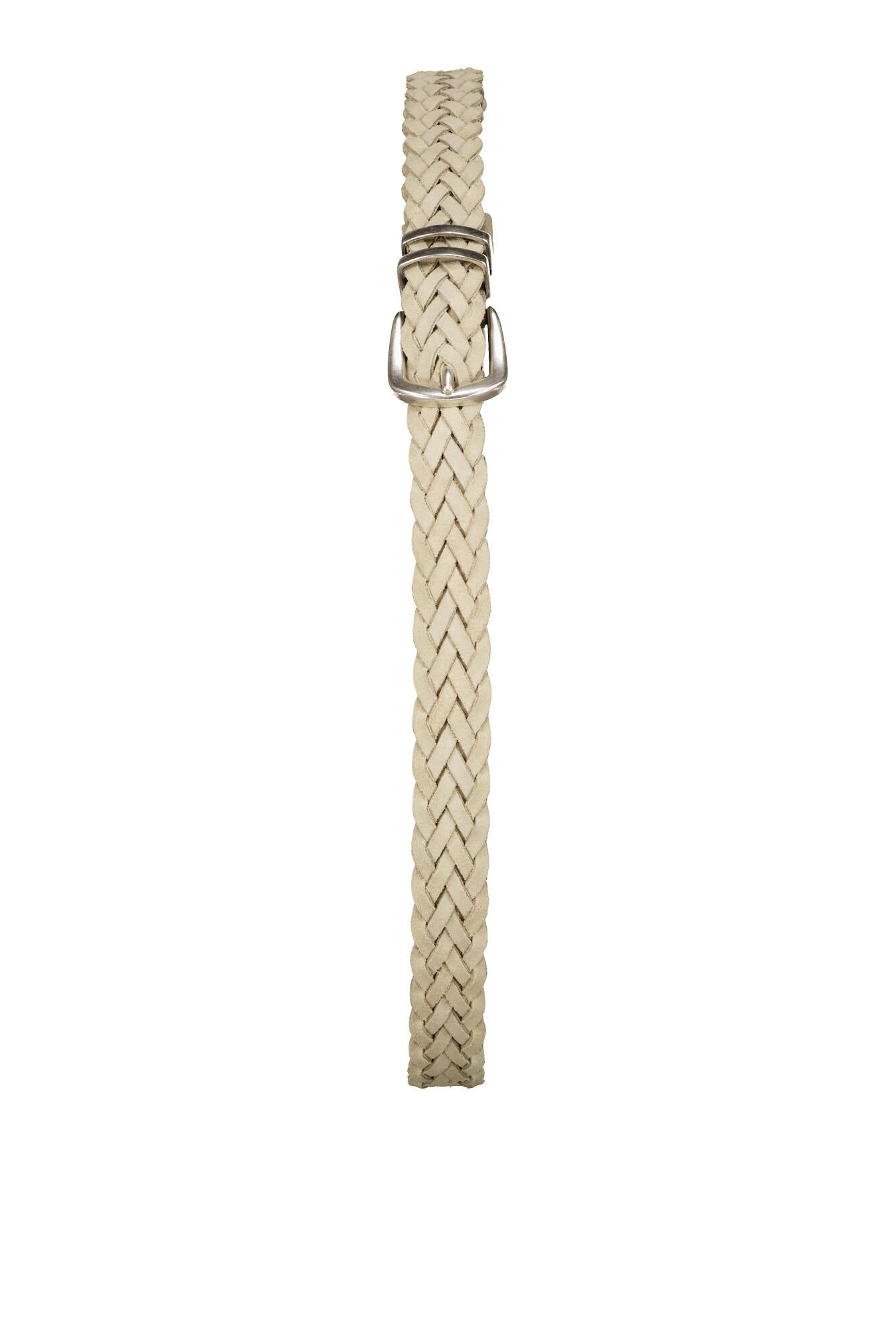 Flechtgürtel aus Wildleder - 02 Sabbia - Beige