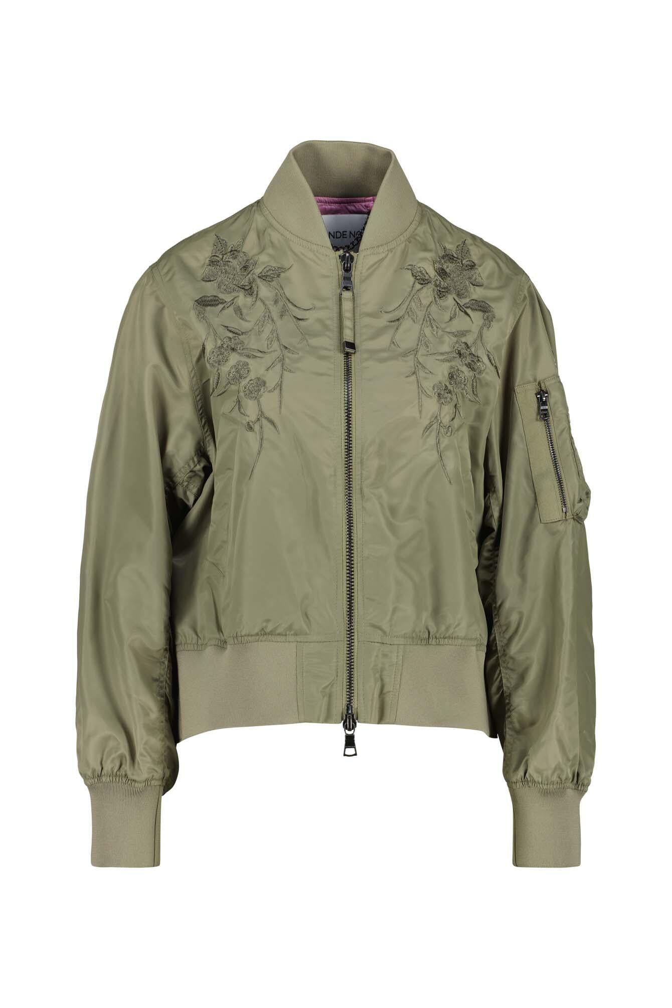 Blousonjacke WASTON mit Strickmuster - 7600 Salbei - Grün