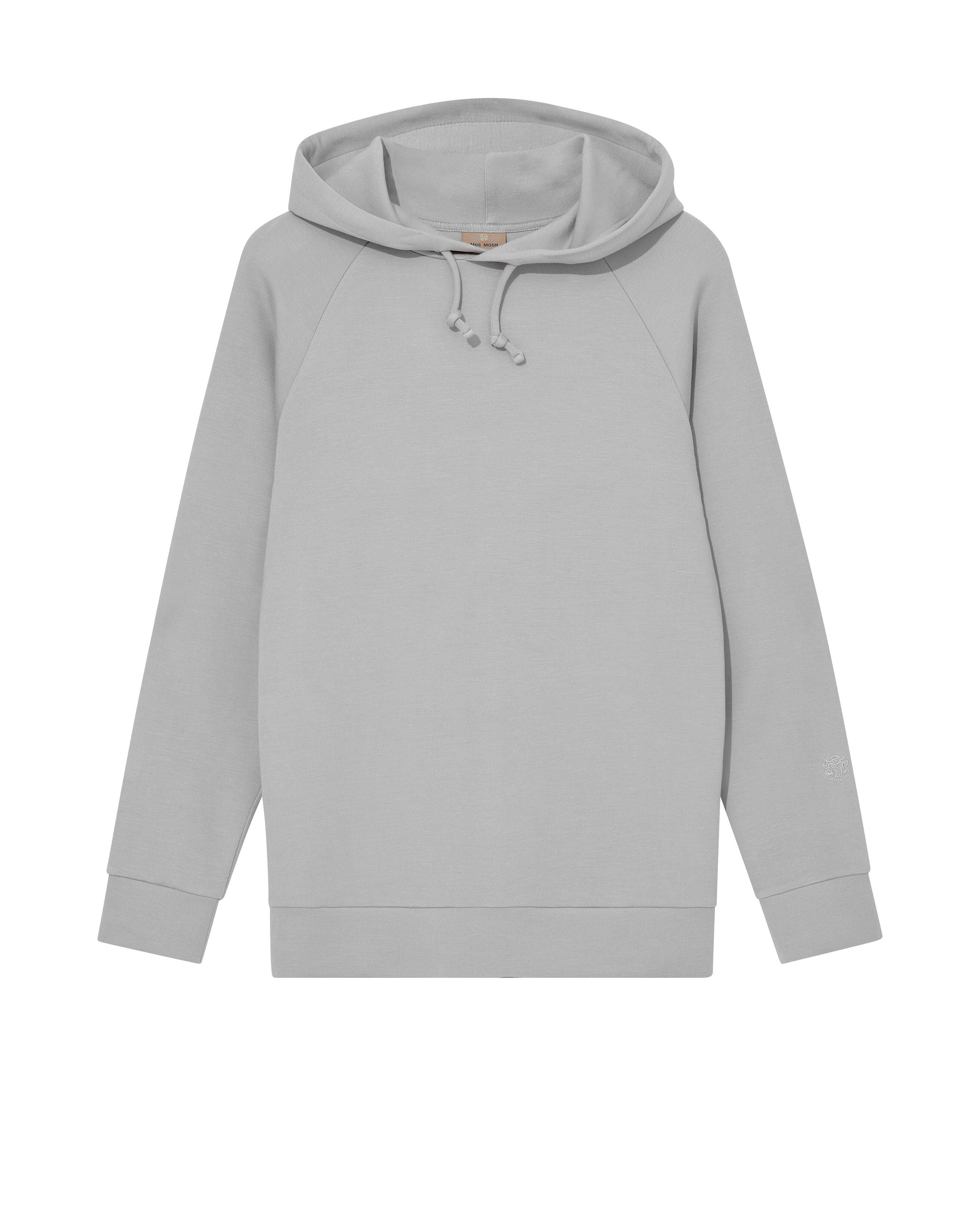 Sweathoodie aus Viskosemix - 919 Grey Melange - Grau