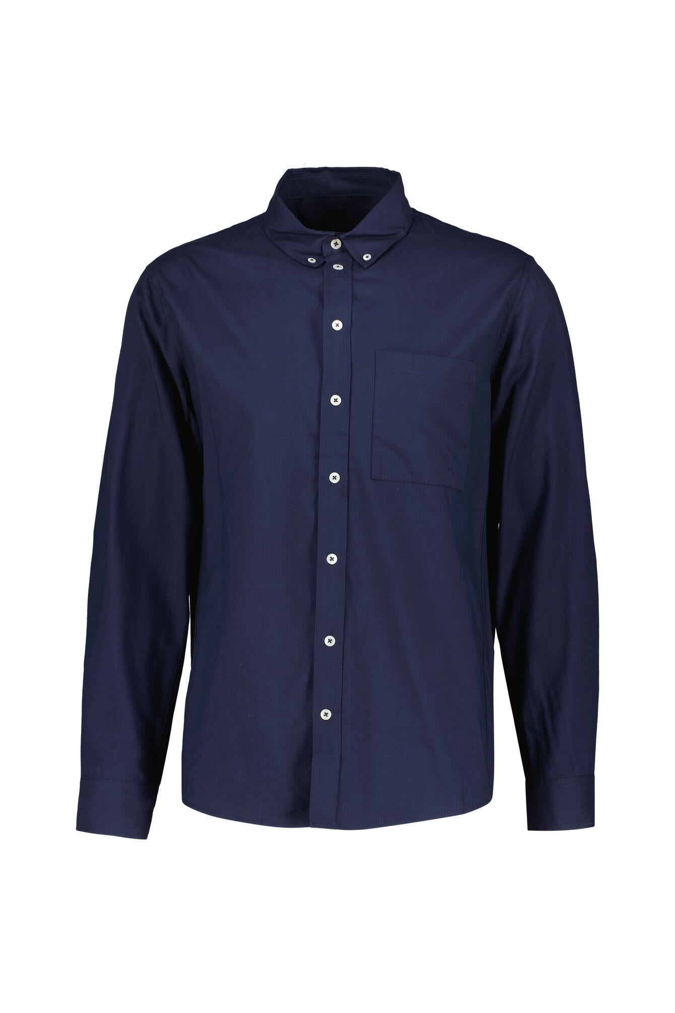 Hemd aus Baumwoll-Mix - 469 Navy - Blau