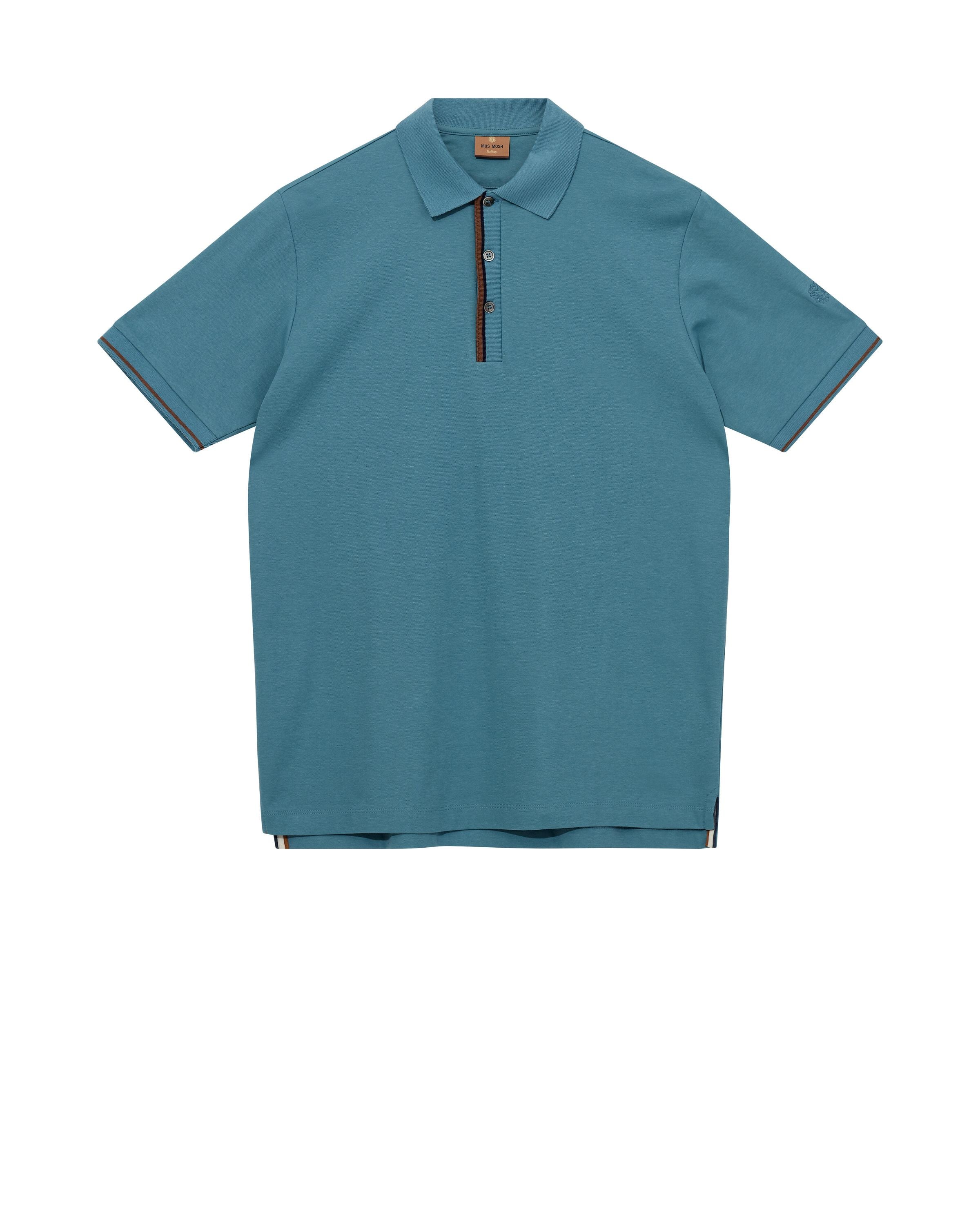 Poloshirt aus Baumwollmix - 233 Pacific - Türkis