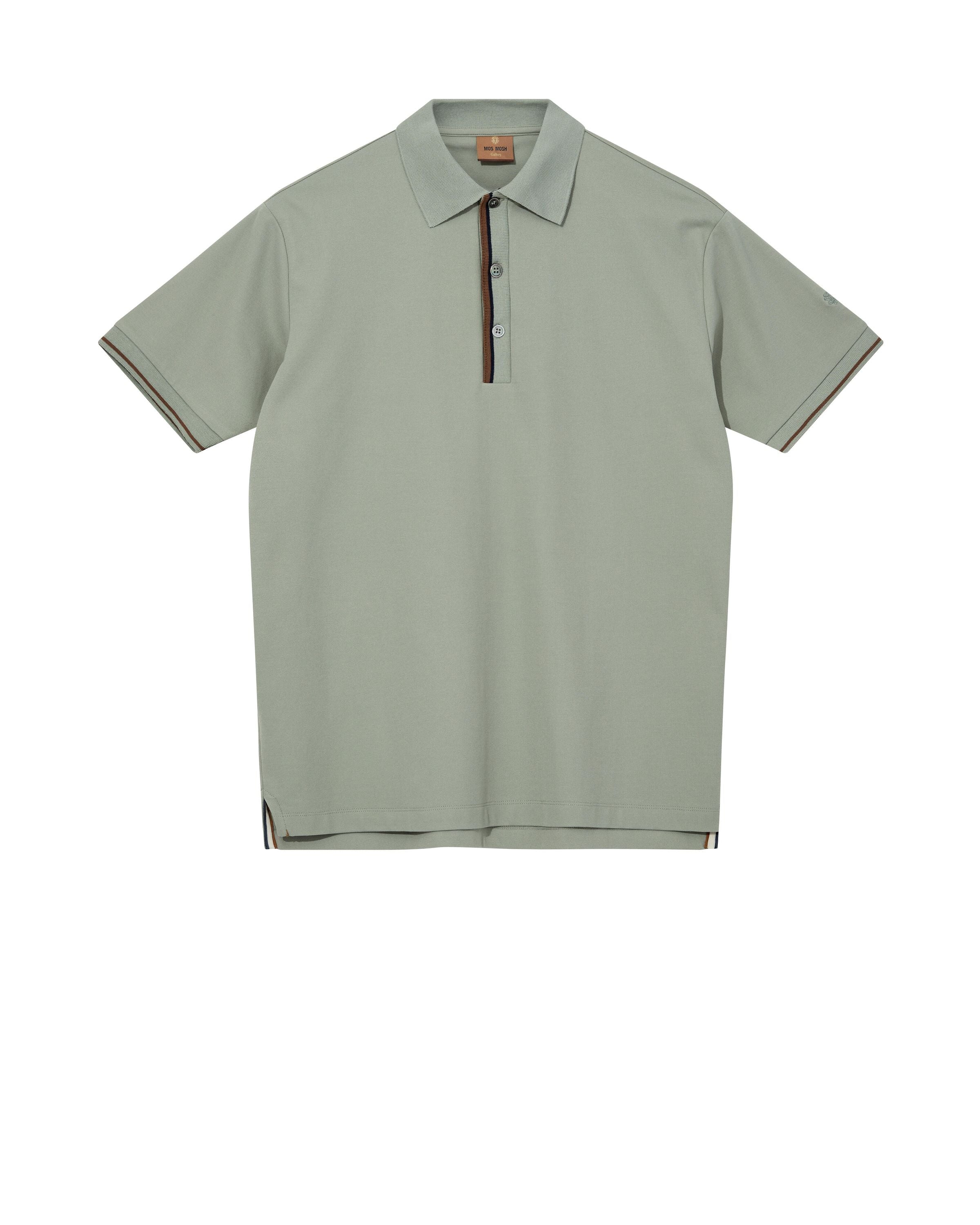 Poloshirt aus Baumwollmix - 234 Menthol Green - Grün
