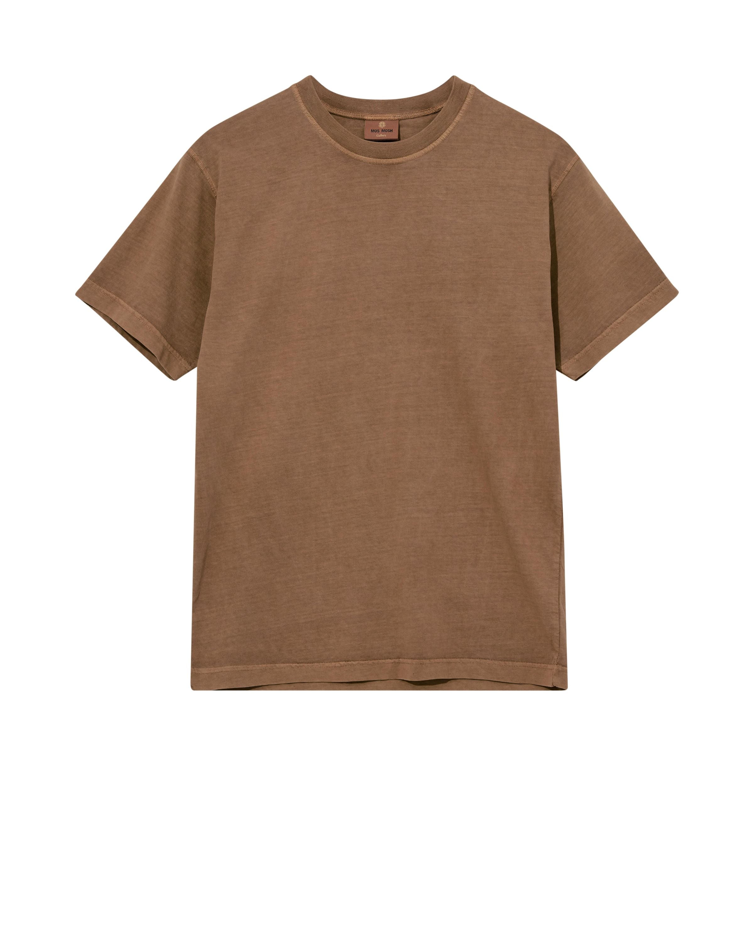 T-Shirt aus Baumwolle - 150 Walnut - Braun