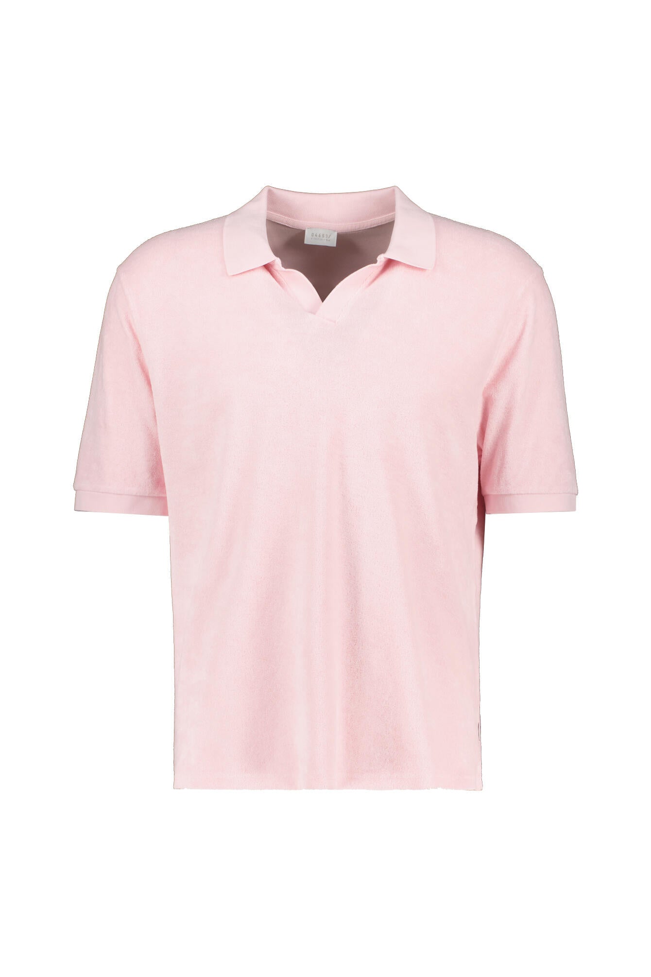 Frottee-Poloshirt - Rose - Rosa