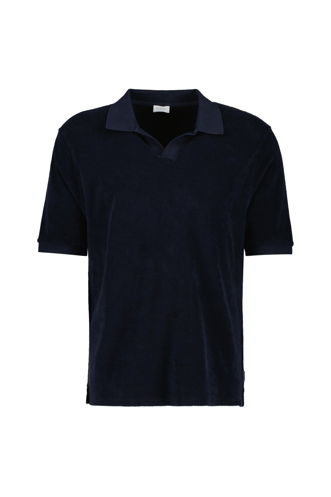 Frottee-Poloshirt - Navy - Blau