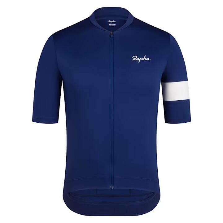 Fahrradtrikot CORE JERSEY - Navy White - Blau
