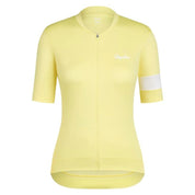 Fahrradtrikot CORE JERSEY - Canary Yellow/White - Gelb