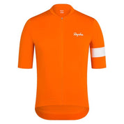 Fahrradtrikot CORE JERSEY - Bright Orange/White - Orange