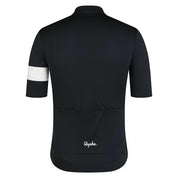 Fahrradtrikot CORE JERSEY - Black White - Schwarz