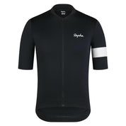 Fahrradtrikot CORE JERSEY - Black White - Schwarz