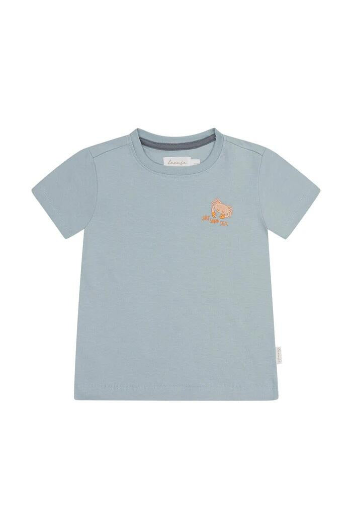 T-Shirt aus Bio-Baumwolle - Blue - Blau