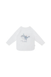 Langarmshirt aus Bio-Baumwolle - White - Weiß