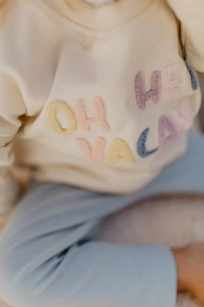 Sweatshirt - Beige - Beige