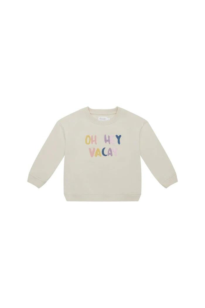 Sweatshirt - Beige - Beige
