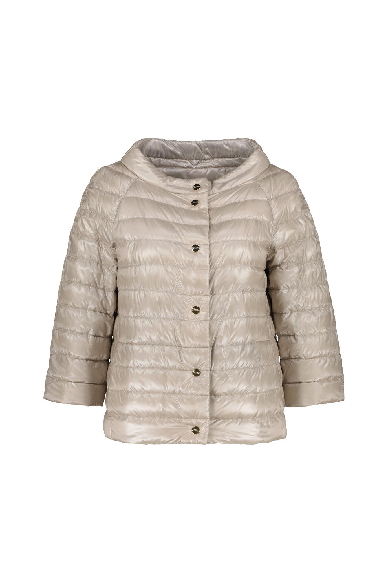 Daunenjacke mit U-Boot-Ausschnitt - 1994 - Beige