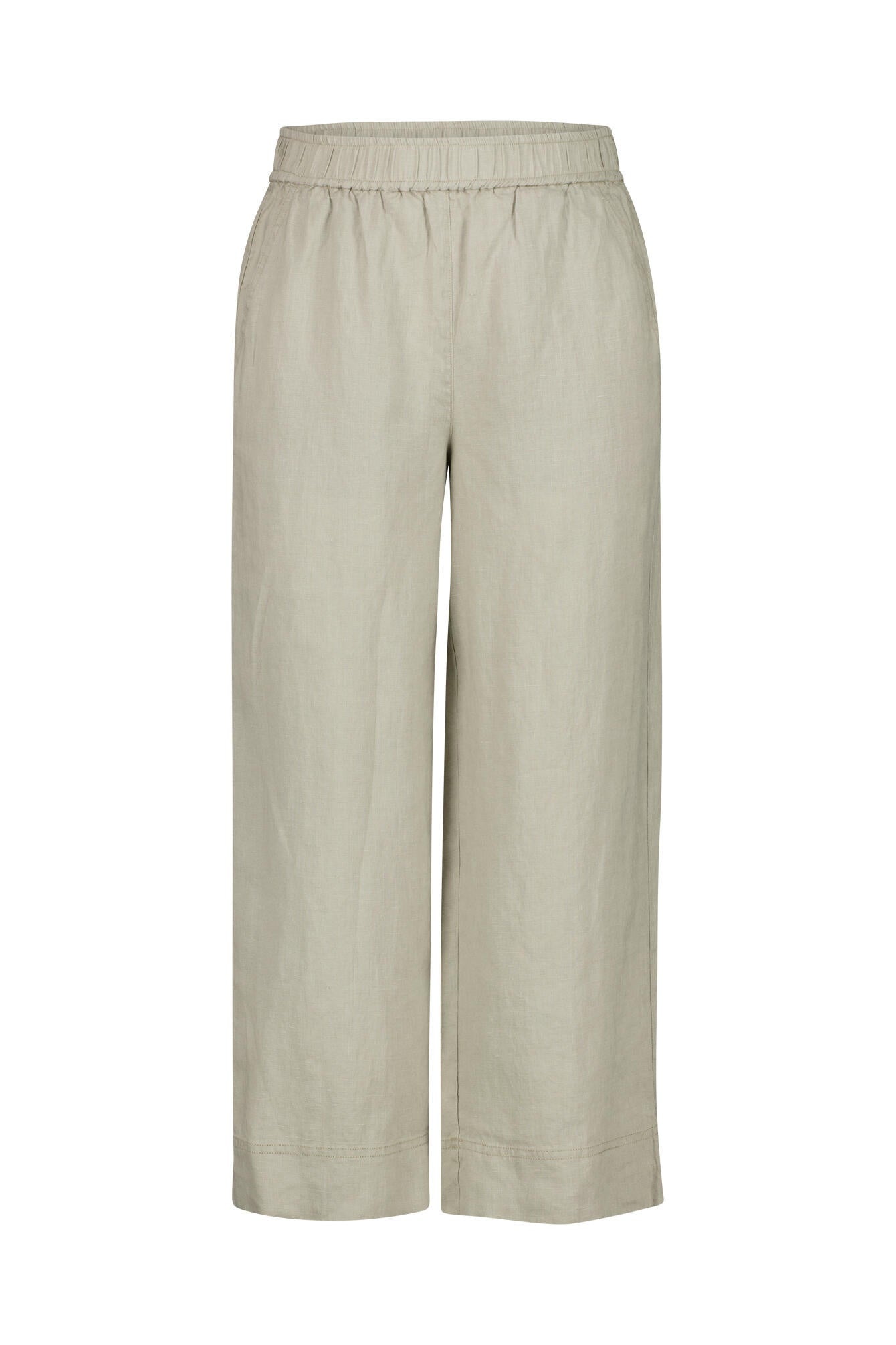 Leinenhose Relaxed Fit - Schilf - Beige