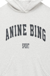 Sweathoodie HERVEY Oversized Fit - Grey Melange - Grau