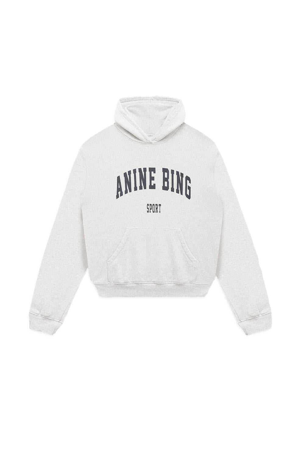 Sweathoodie HERVEY Oversized Fit - Grey Melange - Grau