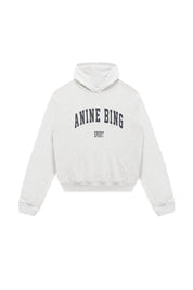 Sweathoodie HERVEY Oversized Fit - Grey Melange - Grau