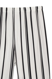 Hose ELAIN gestreift - Print - Schwarz | Weiß