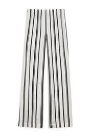Hose ELAIN gestreift - Print - Schwarz | Weiß