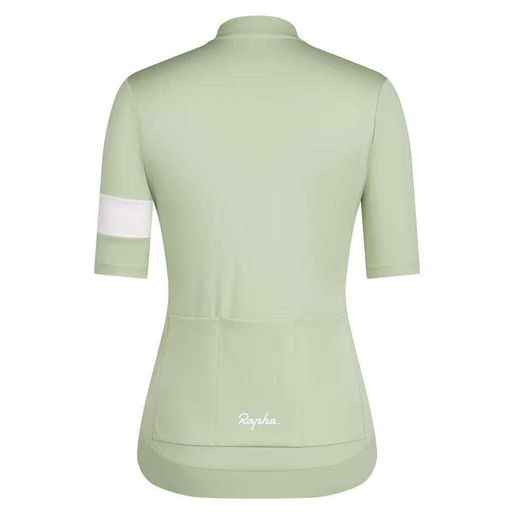 Fahrradtrikot CORE JERSEY - Reseda/White - Grün