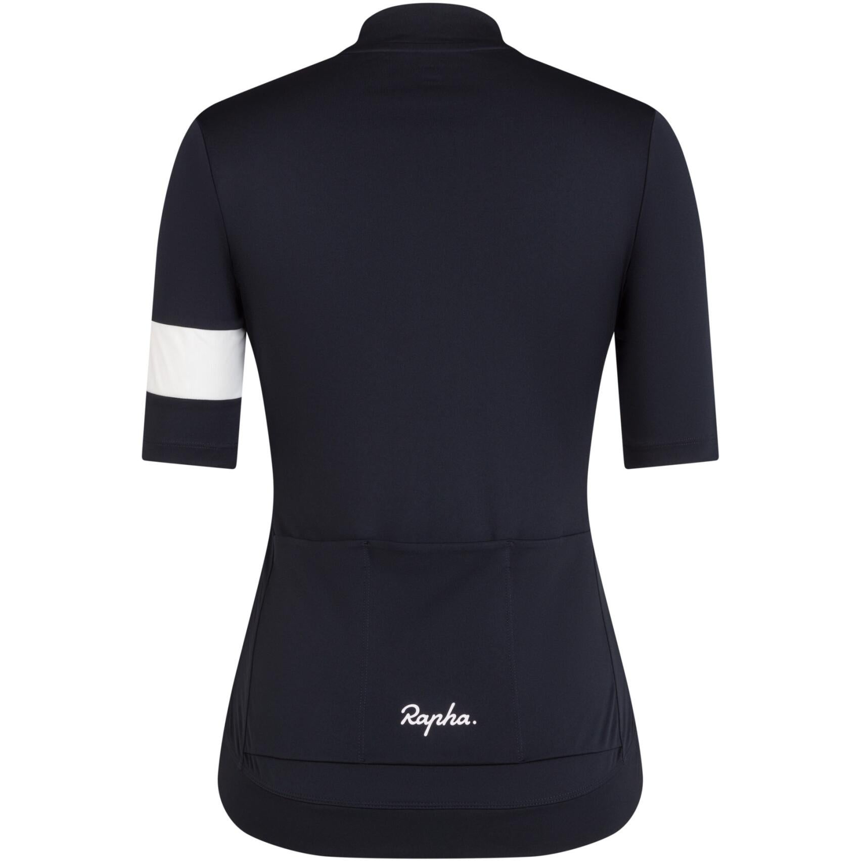 Fahrradtrikot CORE JERSEY - Black/White - Schwarz