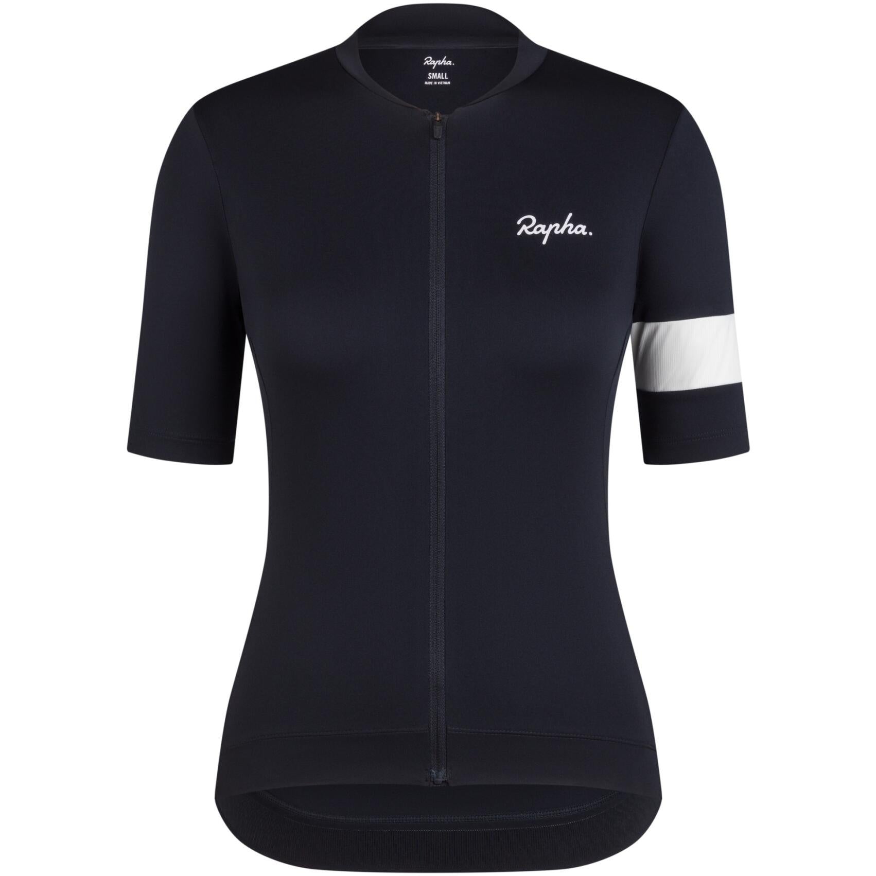 Fahrradtrikot CORE JERSEY - Black/White - Schwarz