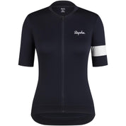 Fahrradtrikot CORE JERSEY - Black/White - Schwarz