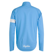 Fahrrad-Regenjacke PERTEX SHIELD - All Aboard/White - Blau