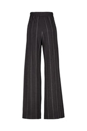 Schlupfhose gestreift Wide Leg - 990 Charcoal - Grau