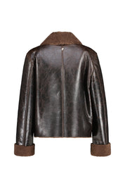 Lederjacke - 789 - Braun