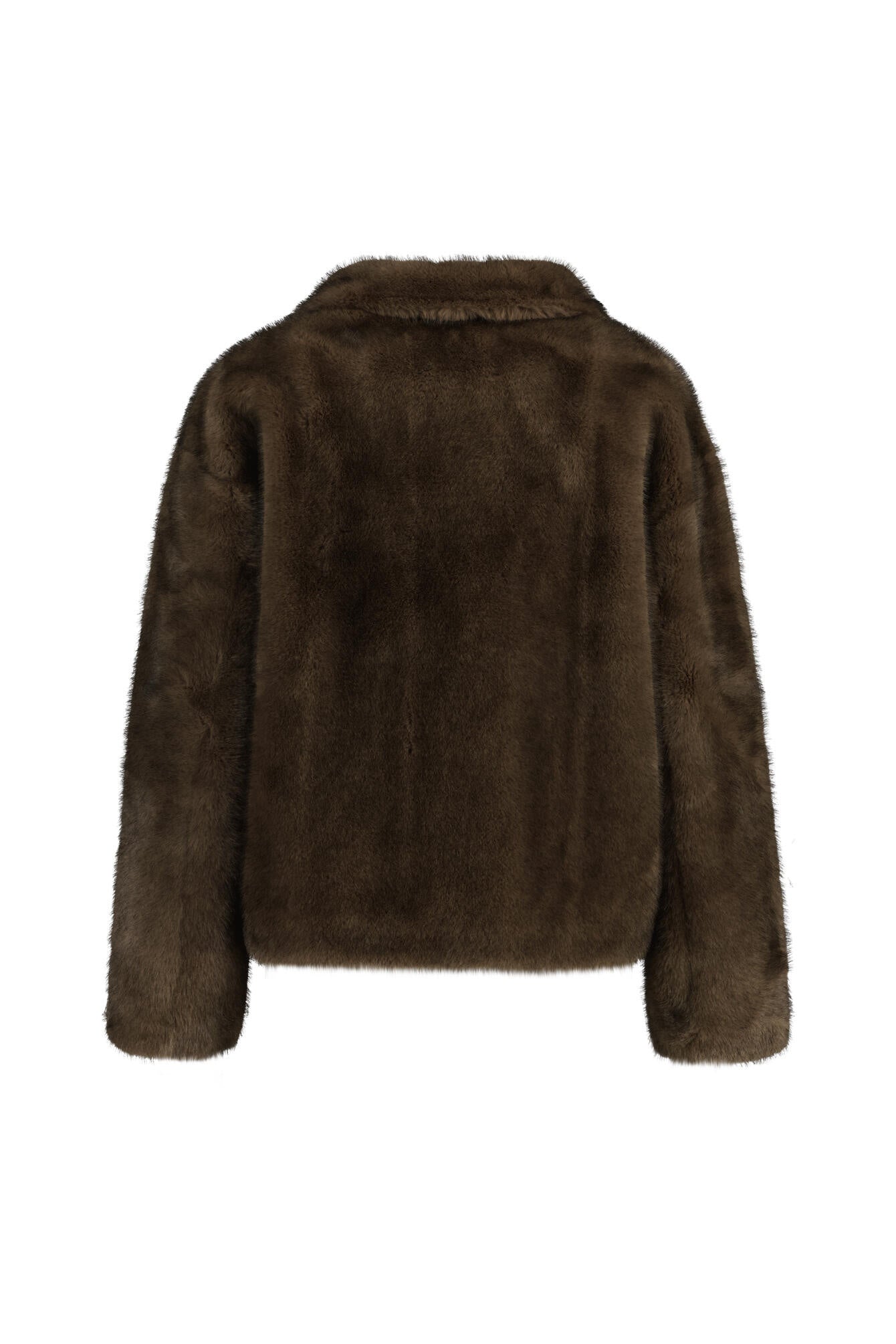 Jacke HOLUNDA mit Felloptik - 171717 Mokka - Braun