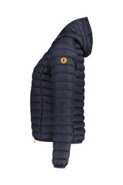 Steppjacke mit Kapuze - 90010 Blue Black - Schwarz