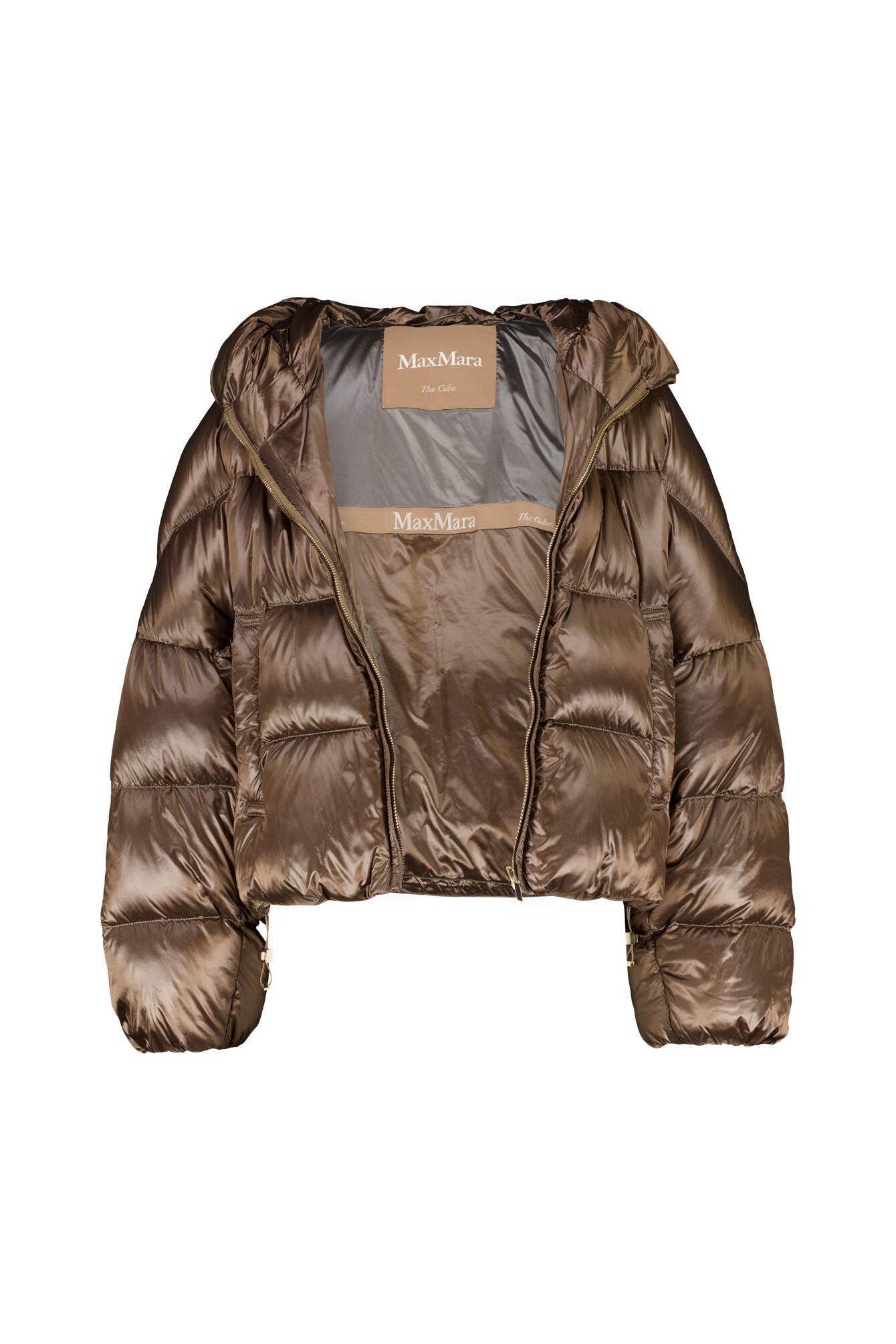 Steppjacke SPACECA mit Kapuze - 024 - Braun