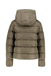 Daunenjacke JINNY mit Kapuze - 0103 Olive Grey - Khaki