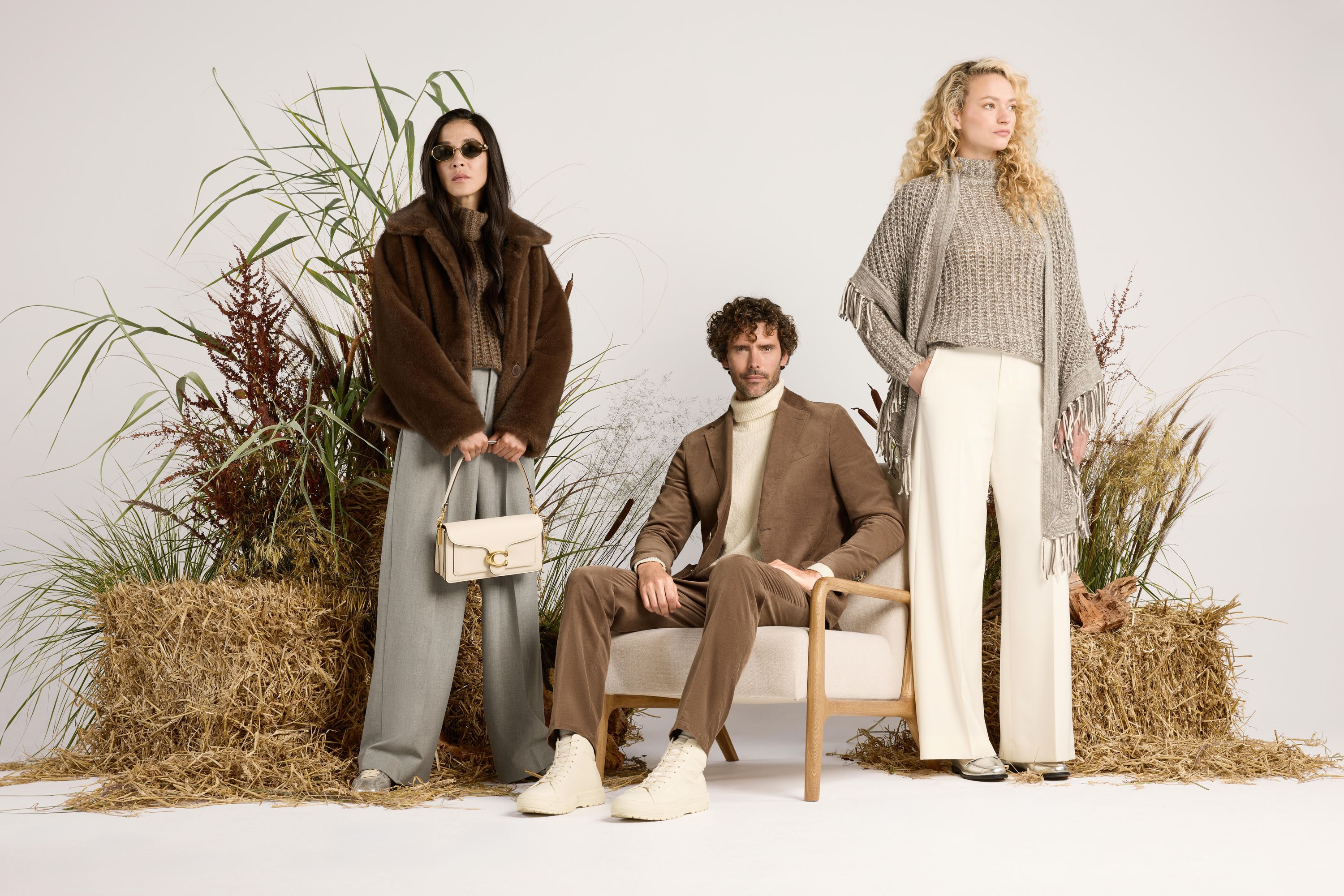 Jacke in Felloptik - Y702 Brown - Braun