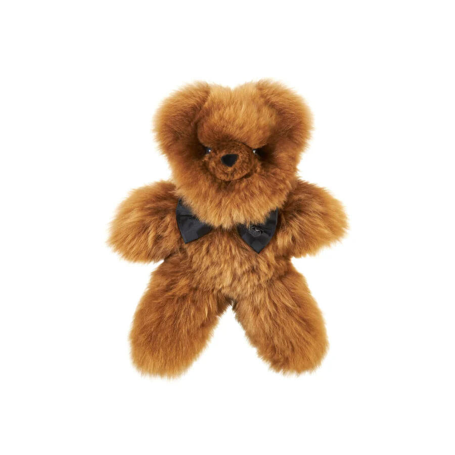 Teddybär PELU  aus Alpaka - Gold - Braun